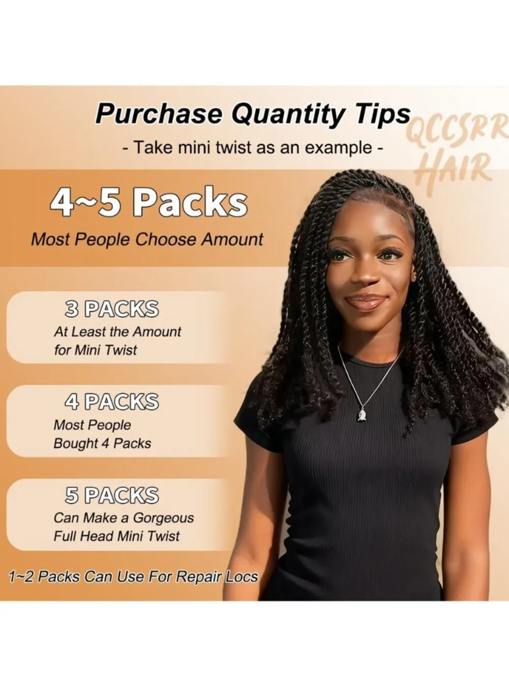 NEW Afro Kinkys Real Human Hair 14